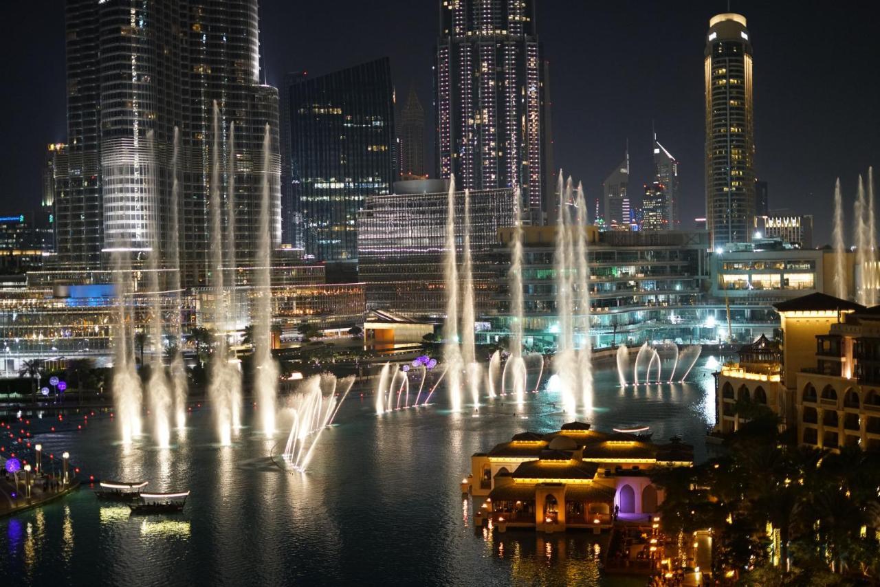 Elite Royal Apartment - Full Burj Khalifa & Fountain View - Brilliant - 2 Bedrooms & 1 Open Bedroom Without Partition ดูไบ ภายนอก รูปภาพ
