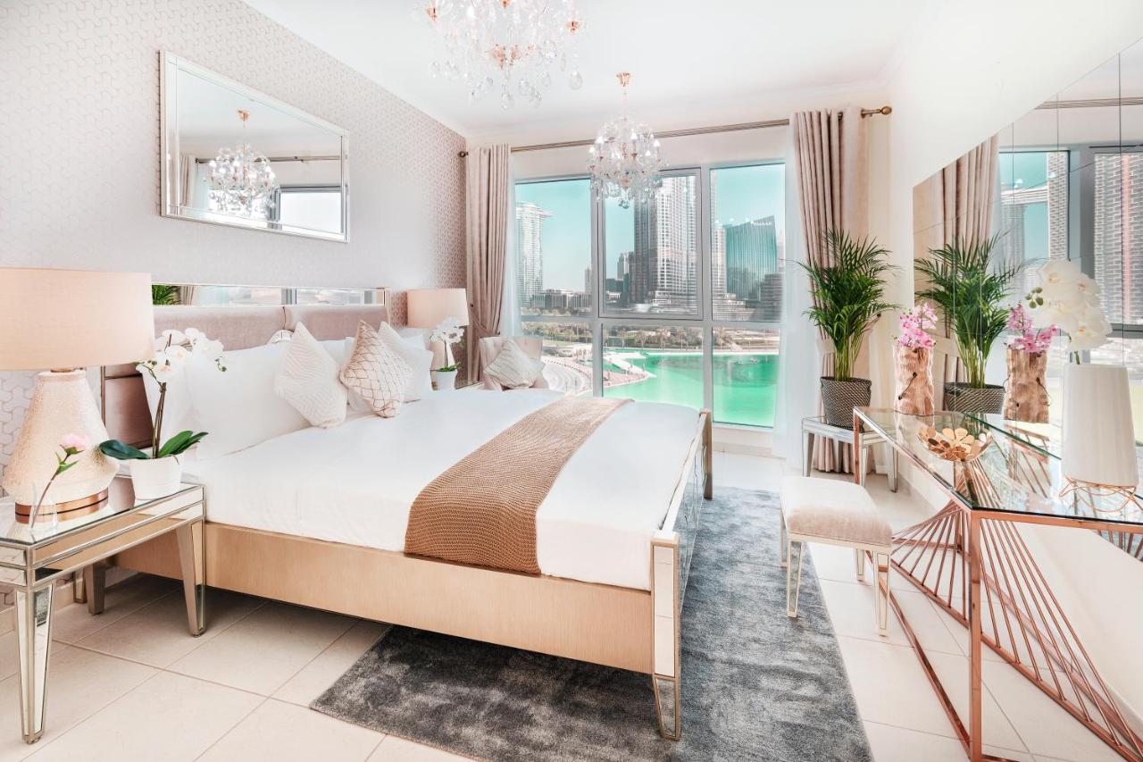 Elite Royal Apartment - Full Burj Khalifa & Fountain View - Brilliant - 2 Bedrooms & 1 Open Bedroom Without Partition ดูไบ ภายนอก รูปภาพ