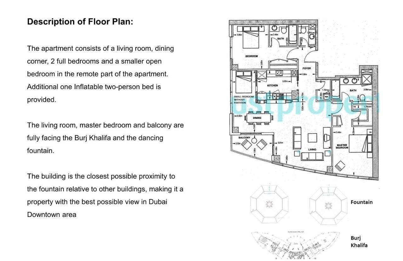 Elite Royal Apartment - Full Burj Khalifa & Fountain View - Brilliant - 2 Bedrooms & 1 Open Bedroom Without Partition ดูไบ ภายนอก รูปภาพ